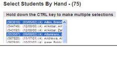 Scheduling Into Homeroom and Dependent Sections To search for ALL students in a grade, including both pre-registered
