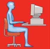 Good typing techniques Posture is important. Sit with your back straight, in a comfortable position with both your feet flat on the floor.