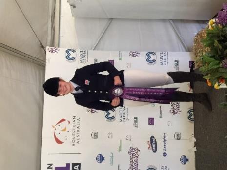 Lucy of Year 10 was selected to represent Team NSW in Dressage and