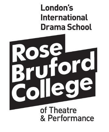 School of Performance Bachelor of Arts (Honours) Theatre