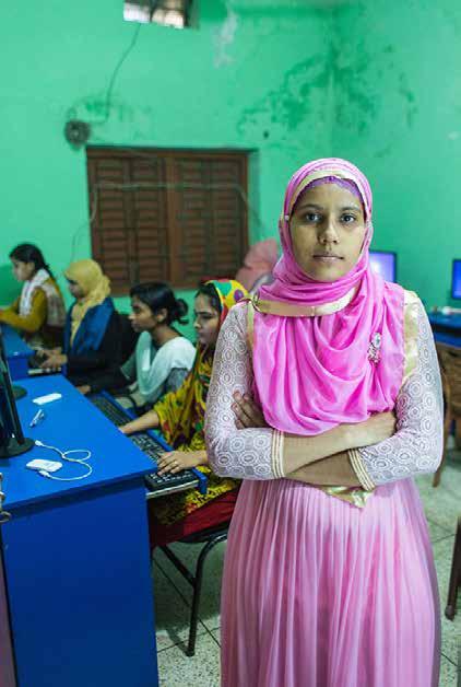 TECHNICAL EDUCATION CAN CONTRIBUTE TO WOMEN EMPOWERMENT Information technology has become the other name of life for Janatul Shama now.