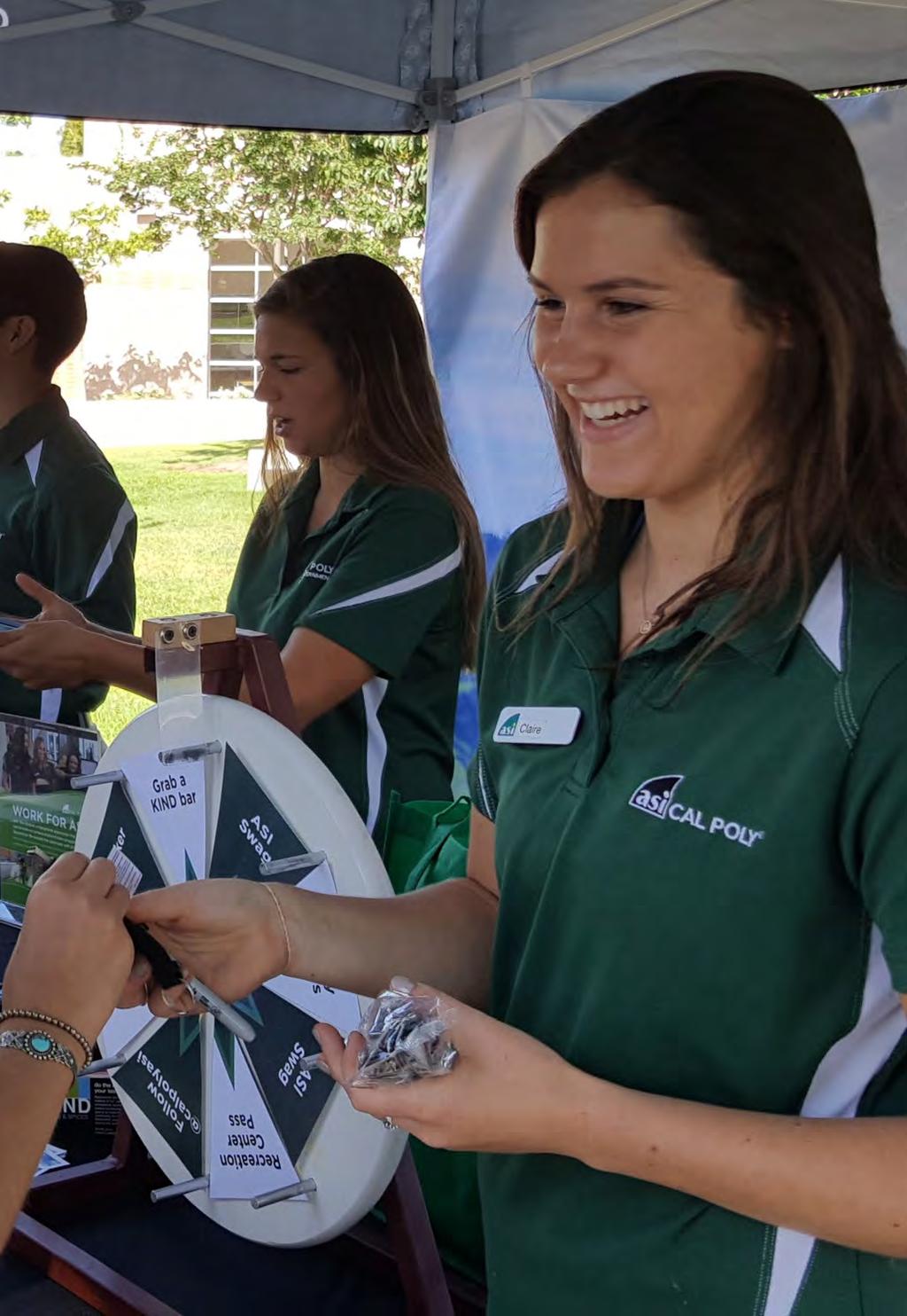 4 STRENGTHEN THE ASI BRAND WITHIN THE CAL POLY COMMUNITY INITIATIVES Fully develop and implement the ASI Public Relations, Communications, and Marketing services portfolio Create and document