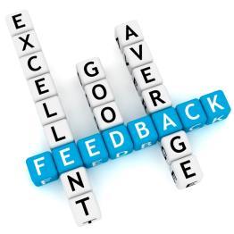 WE WANT YOUR FEEDBACK Please take a few minutes to fill out the feedback form. It is just a few clicks!