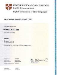 TESOL (Teaching English to Speakers of Other Languages) A great career step for your future.