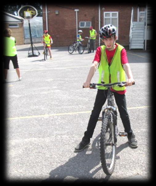 This allowed Bikeability instructors Sam and Wendy to assess pupils ability before