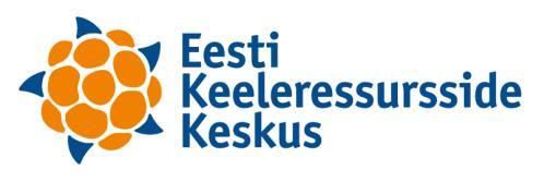 Konverentsi toetavad: Eesti Keele Instituut Haridus-