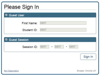 Sign In to Secure Browser Training Test If Test Tickets are used to assist students with signing into the Training Test, you will pass them out now.