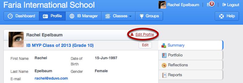 Via Your Profile You can update your contact information and upload a profile photo by accessing your