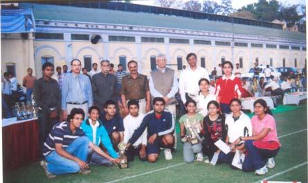 Nawab of Chattari and other Guests with Winners