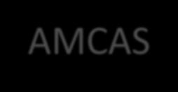 AMCAS/AADSAS ONLINE APPLICATION Live on or about June 1, 2018 AMCAS Applications open approximately 4 weeks prior for entering data and ordering transcripts Check transcripts NOW for any unusual
