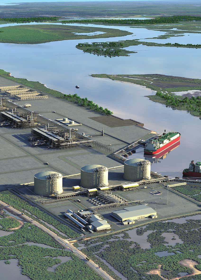 Dự án Cameron LNG (minh họa) trong bối cảnh là cuộc cách mạng khí đá phiến ở bắc mỹ, mc đang tìm cách sử dụng trữ lượng dồi dào của khu vực để làm cho việc xuất khẩu LNG từ mỹ trở thành hiện thực.