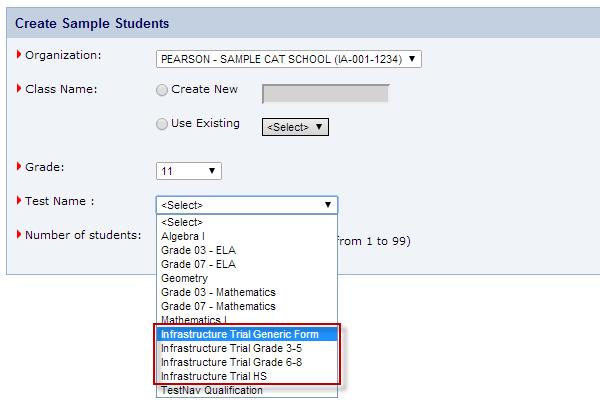 5. Click Create Students. 6. The next screen will prompt you to continue with creating students. Click Yes Create Students to continue, or No Cancel Create to cancel. 7.