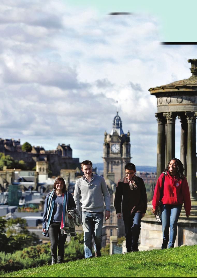 University of Edinburgh The University of Edinburgh is situated in Edinburgh, the capital of Scotland and one of Europe s great cultural hubs.
