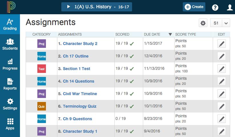 PowerSchool's PowerTeacher Pro gradebook is a robust classroom management tool that includes advanced features for both standards-based and traditional grading.