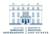 APPENDIX 1 Dept. of Education & Science Post Primary Teachers Section Cornamaddy, Athlone, Co. Westmeath Tel.