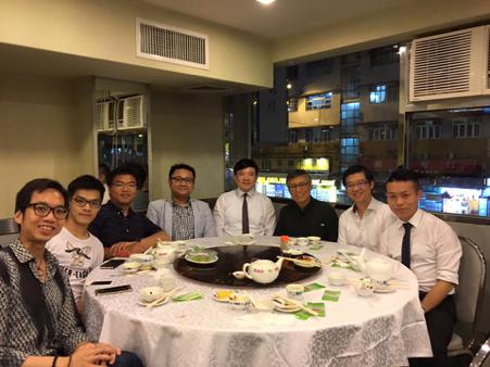 A Welcoming Dinner with Supervisor and Principal Photo: Rev. Fr. Stephen Chow, S.J. (School Supervisor), Mr.