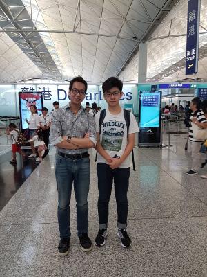 Piers Yeung, Student Ambassador of WYHK, left Hong Kong for Los Angeles and San Francisco in mid-july.