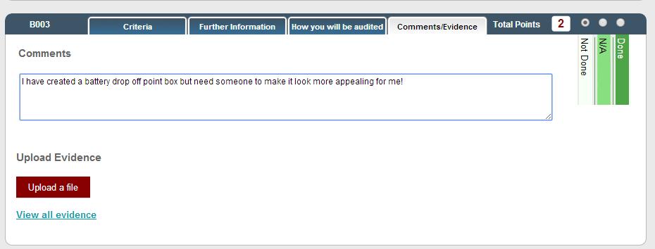 8. Leaving Comments To edit or delete your own comments, click on activity log on the main welcome page.
