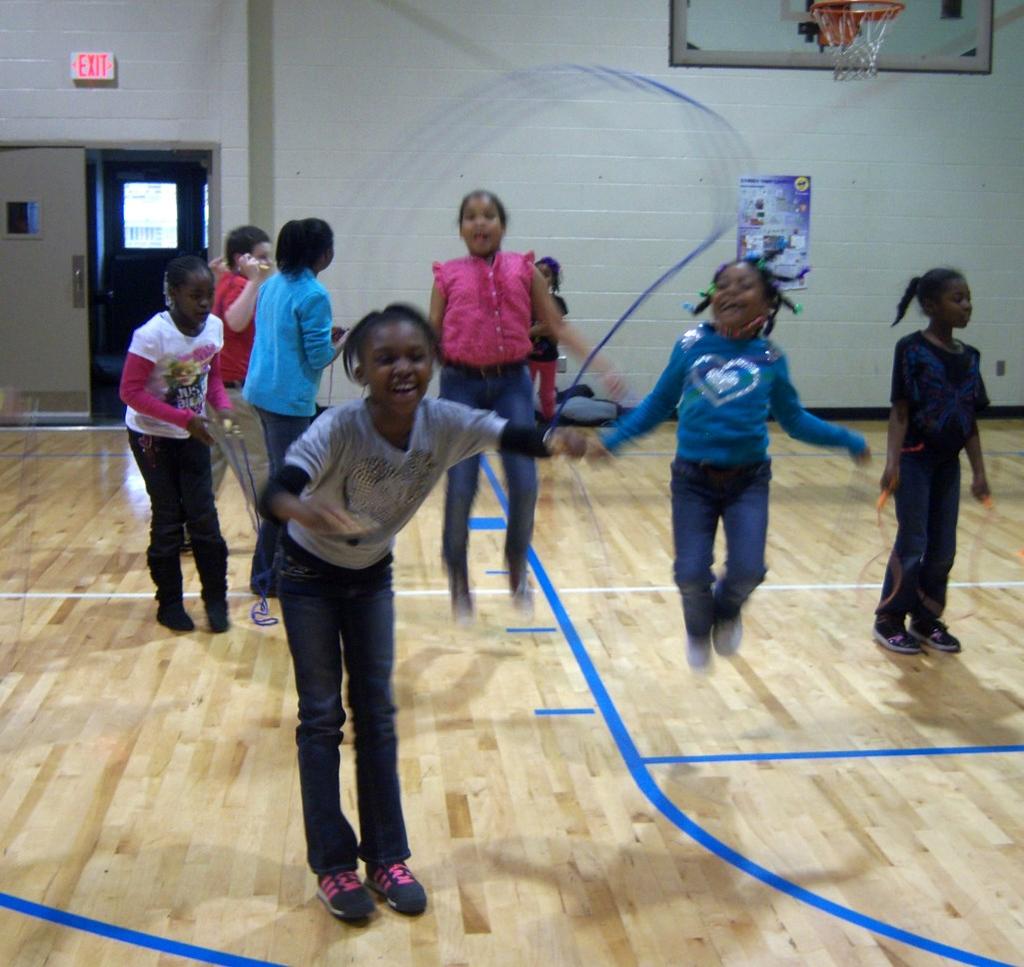 Jump Rope For The Heart Blue Cross & Blue Shield Community Outreach Rep.