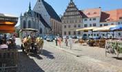 The town of Freiberg and student life City of Freiberg charming medieval city center with original architecture within the