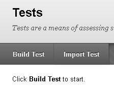 Here you are given the option to begin creating a test, a survey, or a pool.
