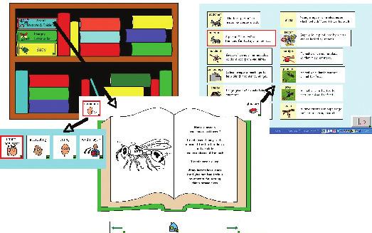 Eric Four block area: Self-Selected Reading Template(s) used: Bookshelf Template, Dictionary Template, Book 3 Template We created an environment where Eric can independently select books to read.