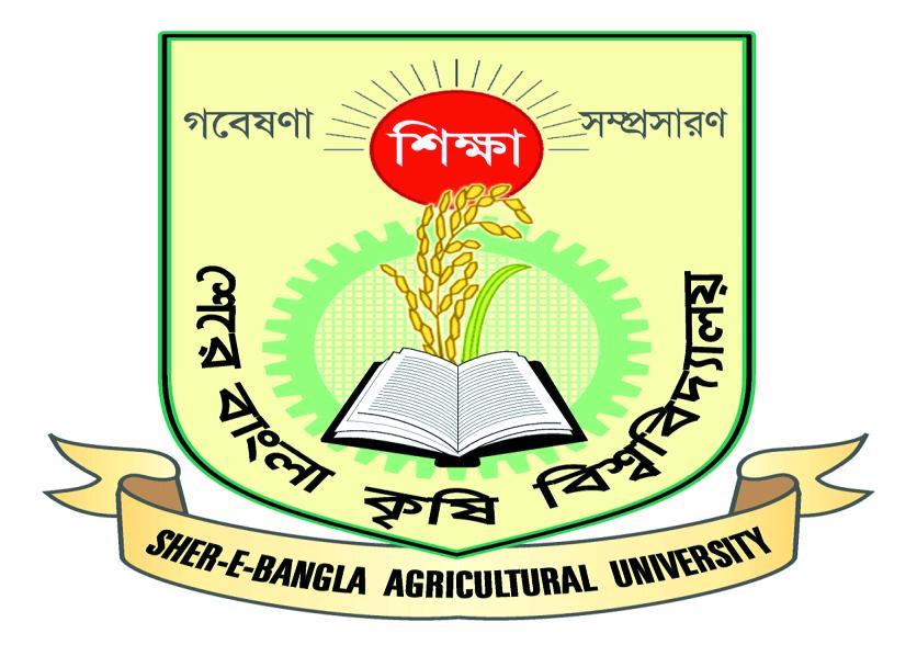 PROSPECTUS 01 ShereBangla Agricultural University ShereBangla Nagar,Dhaka107,