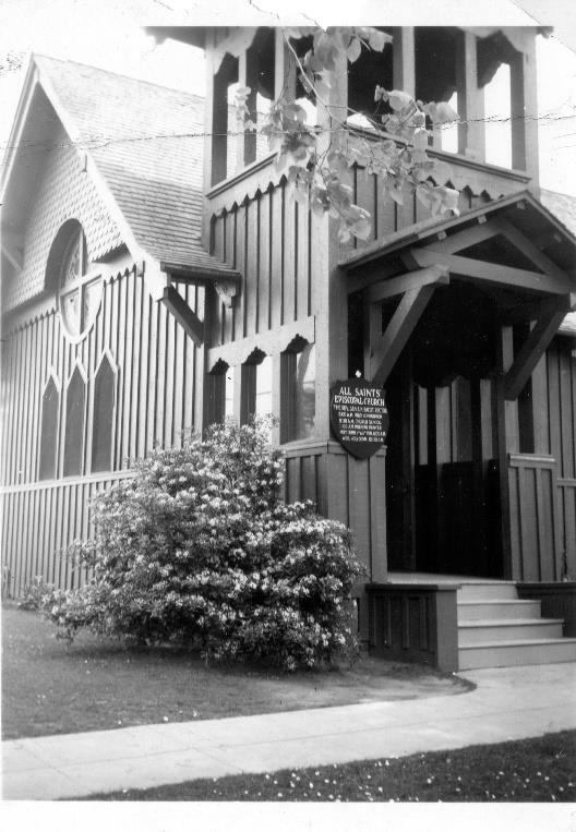 In 1904 a church building was erected on our present site and it was known as the "Little Green Church." In 1907 the chancel and sacristy were added, and the vicarage was built in 1908.