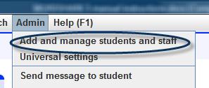 Adding students Adding students Now that you are a Wordshark Administrator, you can add