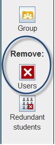 Removing users from Wordshark If you are a Wordshark administrator you have the authority to delete other users totally from the program. This can be done a few at a time or for students - in bulk.