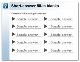 this template to prompt learners to provide multiple answers to a
