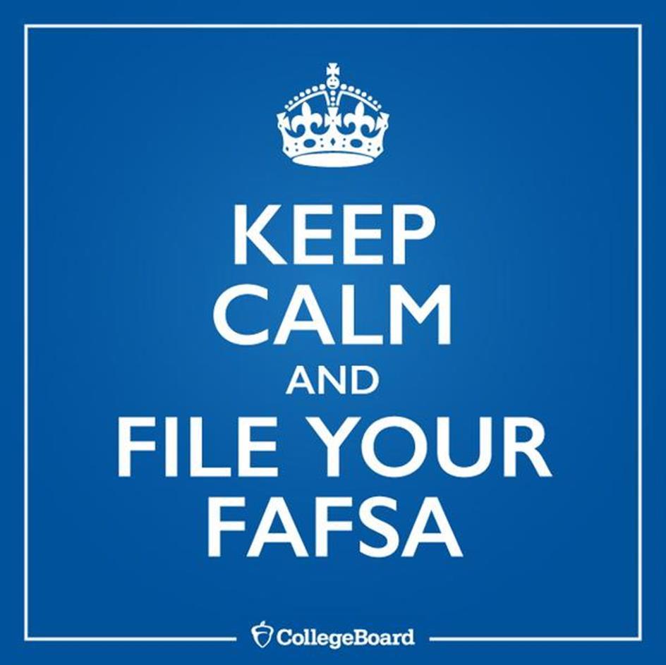 Free Application for Federal Student Aid Apply online at www.fafsa.