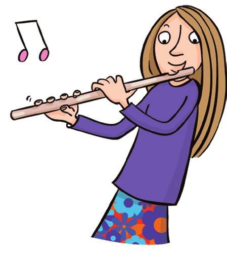 the flute.