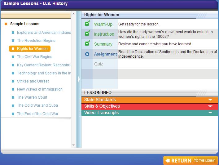 Video Transcripts The transcript for an active activity in the content player can be found on the third tab of the lesson support pane. Entire lesson transcripts can be found on the Course Map page.