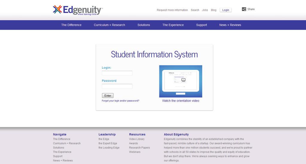 Introduction Welcome to Edgenuity s Student Manual! We are so pleased that you ve allowed Edgenuity to be a part of your educational journey with online learning.