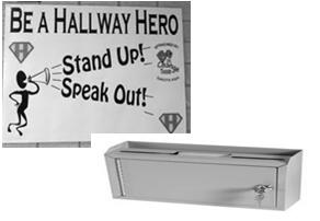 Report: Victims and Bystander Reporting Hero in the Hallway Victim and Bystander reporting systems Develop Policy Student Awareness Investigate and follow up Promote and Reinforce Report: Immediate