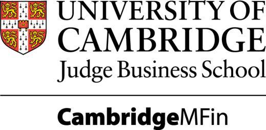 The Cambridge Master of Finance Completing the application form Please read these guidance notes carefully before filling in the application form.
