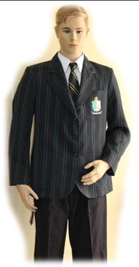 Click for link School waterproof jacket (Optional) School scarf (optional) White short sleeved shirt with School Crest School tie French Navy trousers with Navy belt Blazer with School Crest