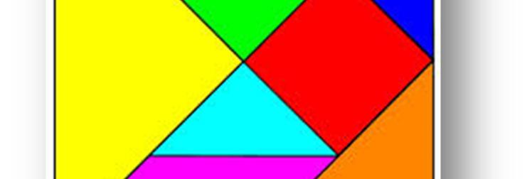 The small square has a relationship to the small triangle because the square is 2X bigger