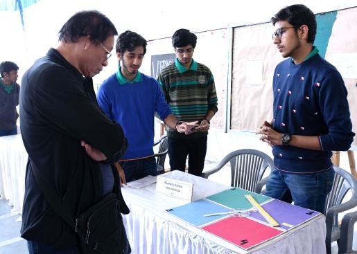 The Maths Quiz conducted by Mr Hitesh Keswani was tough for those who has hitherto shied away from problem solving techniques and using maths in