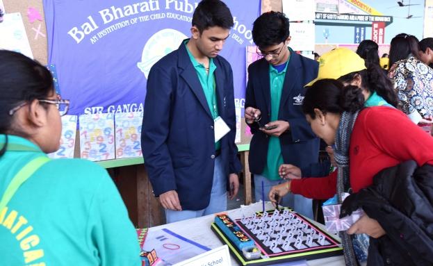 A spectacular show of talent was witnessed at the Mathematical Fair in which projects, Vedic Maths, maths puzzles and other mathematical games