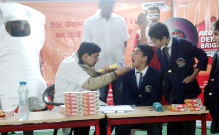 Kartikey Pandey and Ashutosh Singhal of class XI won the second prize in interschool quiz competition organized by Loreto Convent
