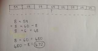 Year 4 Column multiplication Children can continue to be supported by place value counters