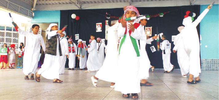 UAE Celebration started wi e decoration of Classrooms and corridors,