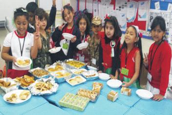 Food Sharing Party: Emirati students and oer students