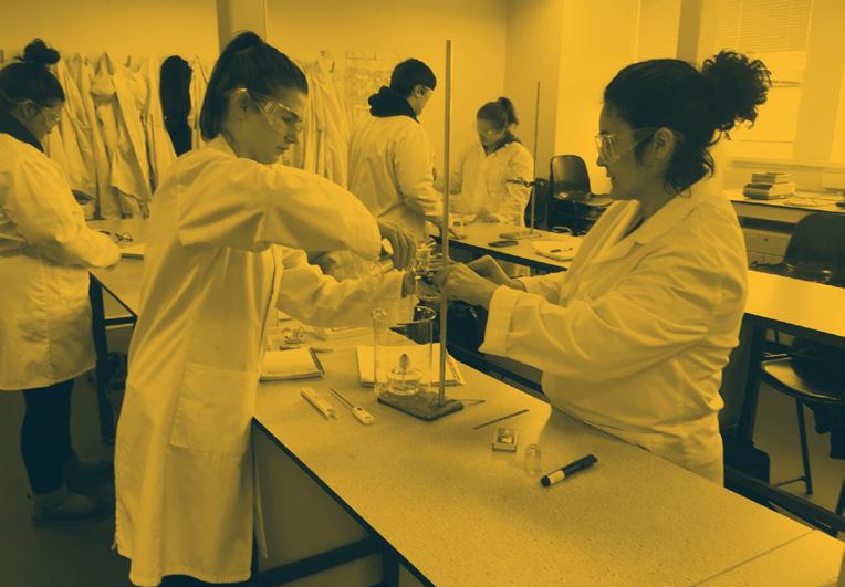 SCIENCE We offer a range of science courses that will equip you with the skills and knowledge to pursue a variety of career paths in the physical and chemical engineering sectors as well as the