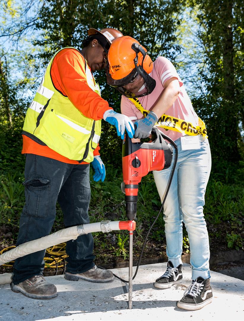 to provide authentic learning experiences and opportunities to use tools and talk directly with tradeswomen about their careers.