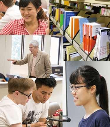 Academic content courses in English: Japanese affairs, Business and management,