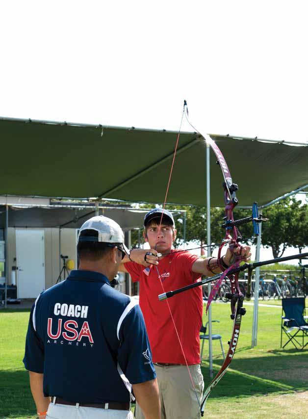 INSTRUCTOR CERTIFICATION COACH CERTIFICATION Archery instructors and coaches are the foundation of USA Archery grassroots programs and the athlete development pipeline.