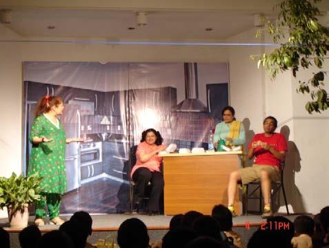 theatre, CMPHR organized a field trip for approximately 160 students from the Brilliant Career Secondary School and the
